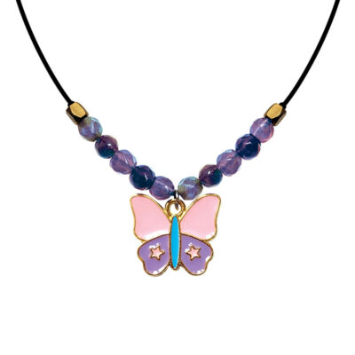 Collier Améthyste - Le Papillon