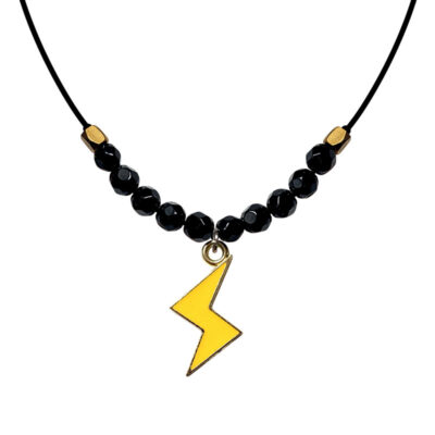 Collier Onyx - L'Éclair