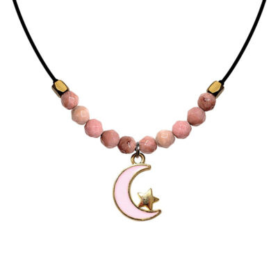 Collier Rhodonite - La Lune